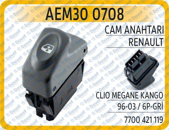 AEM 300708 Cam Anahtari Renault Clio Megane Kangoo 96-03   6pin
